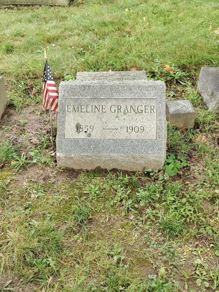 Emeline Granger's grave. Photo 2