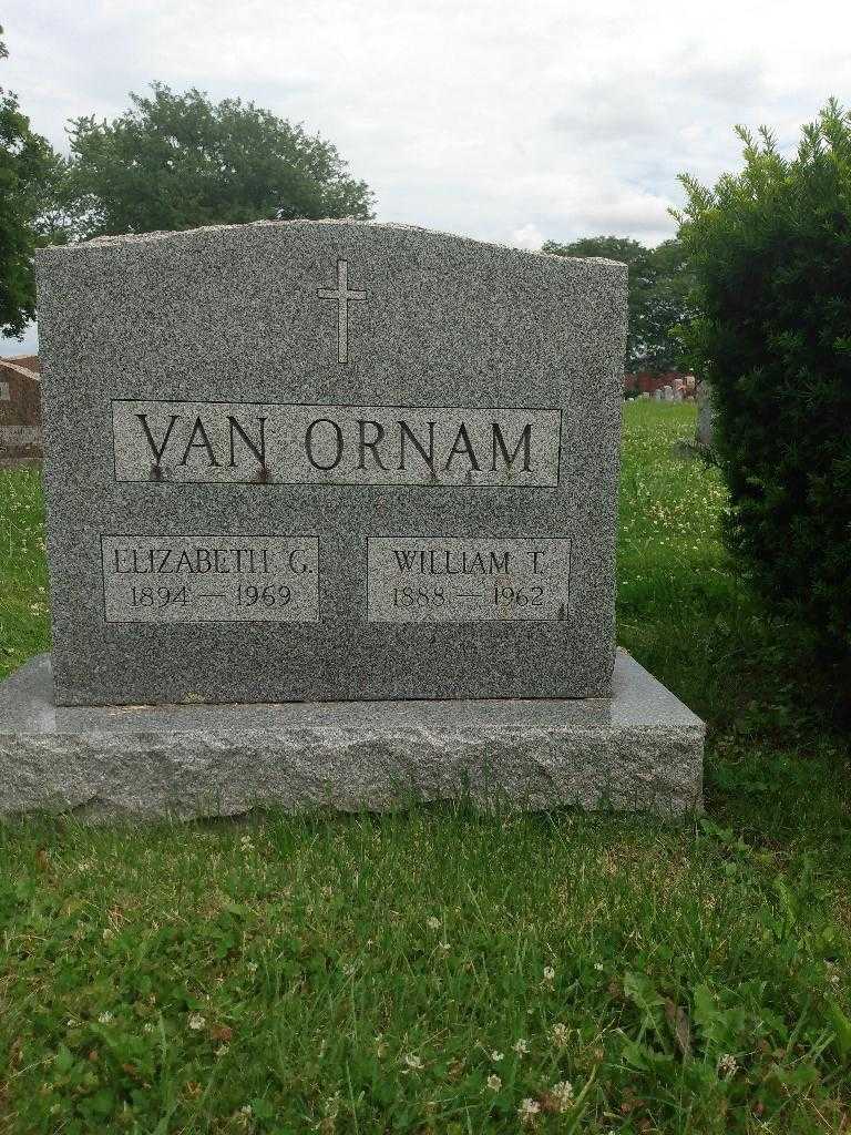 Elizabeth G. Van Ornam's grave. Photo 1