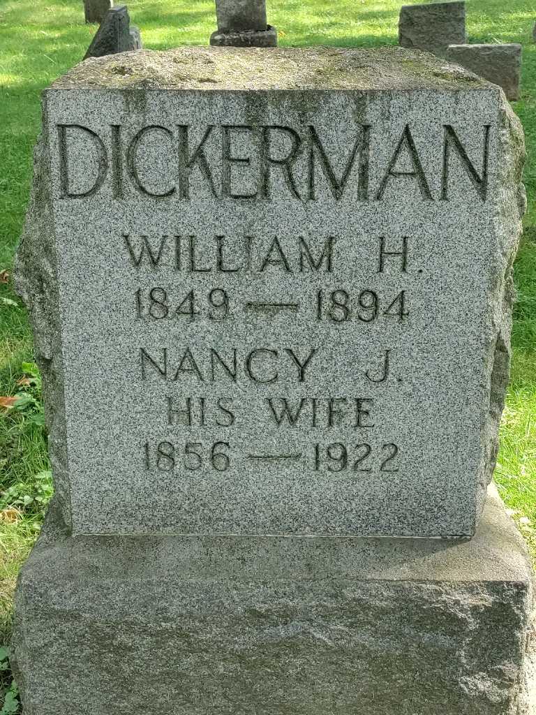 Nancy Jane Dickerman's grave. Photo 3
