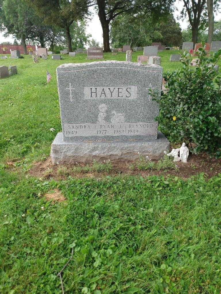 Ryan J. Hayes's grave. Photo 2