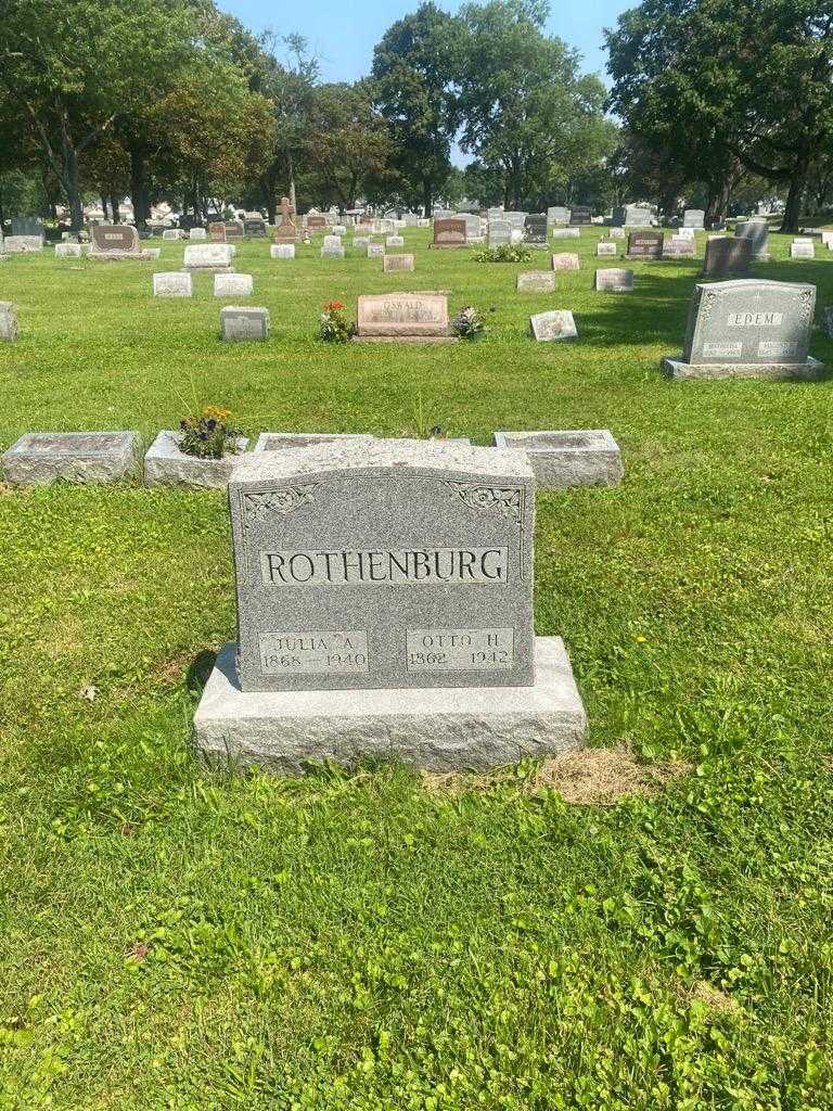 Otto H. Rothenburg's grave. Photo 2