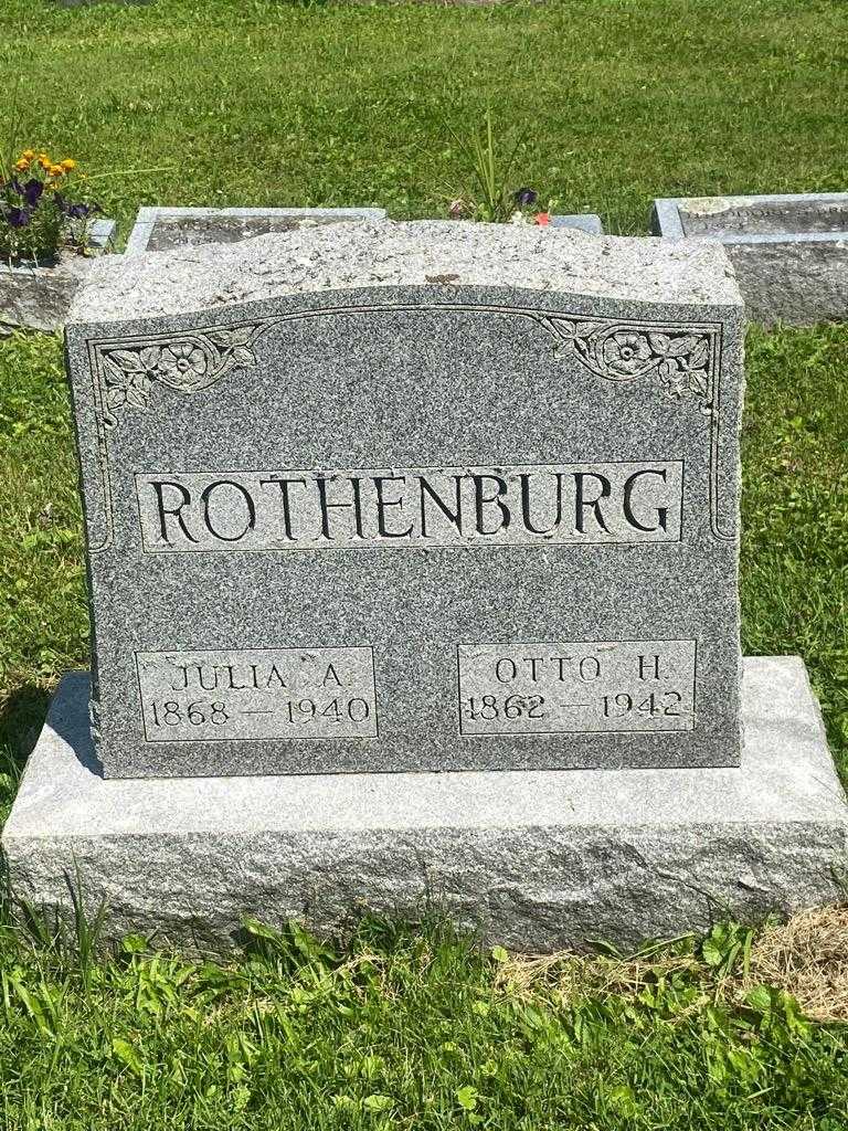 Otto H. Rothenburg's grave. Photo 3