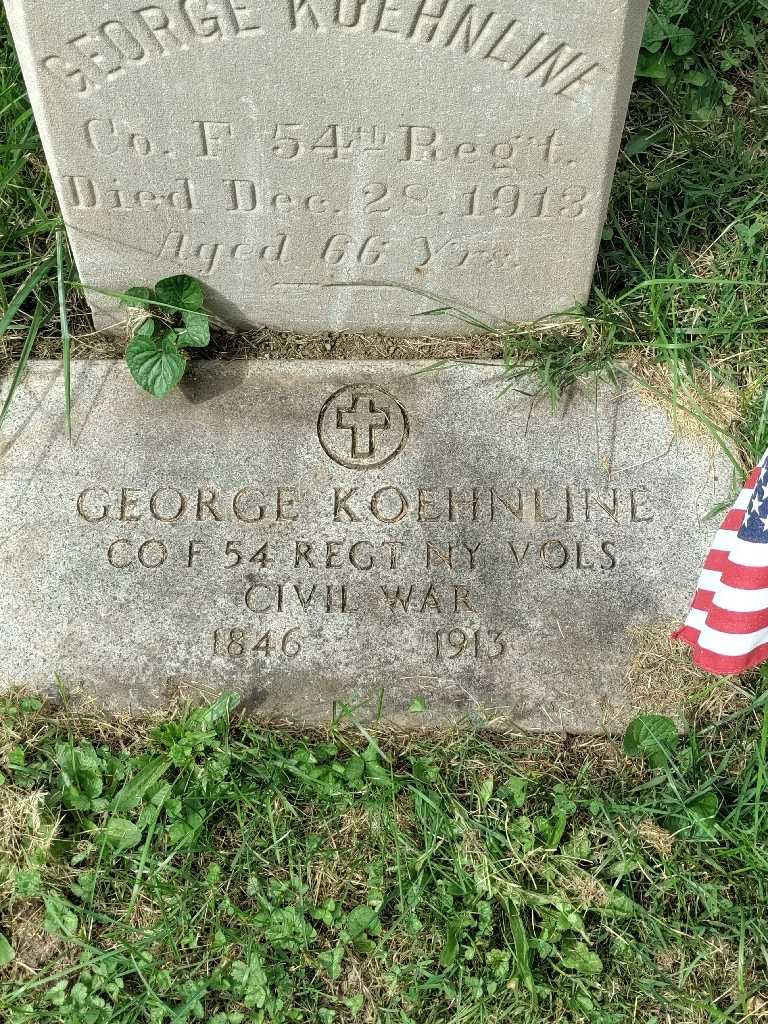 George Koehnline's grave. Photo 4