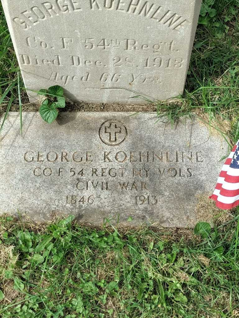 George Koehnline's grave. Photo 4