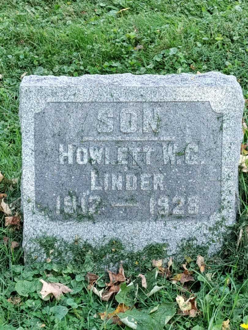 Howlett W.G. Linder's grave. Photo 3