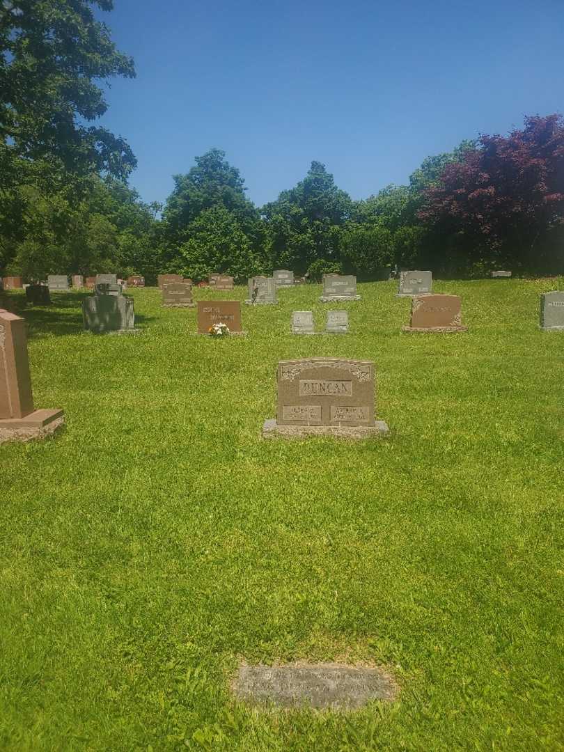 Jean Fellows Duncan's grave. Photo 1