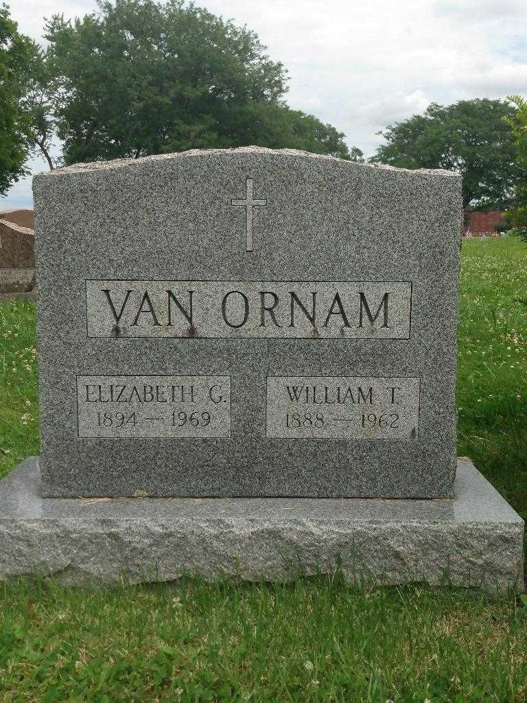 William T. Van Ornam's grave. Photo 2