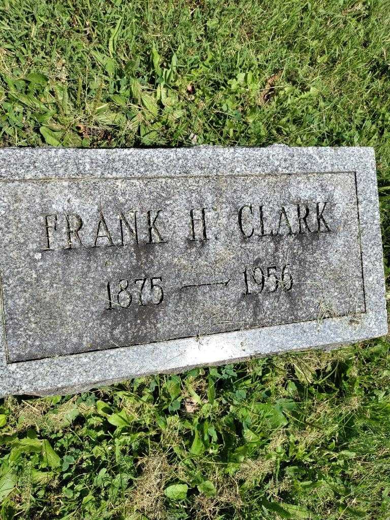 Frank H. Clark's grave. Photo 3