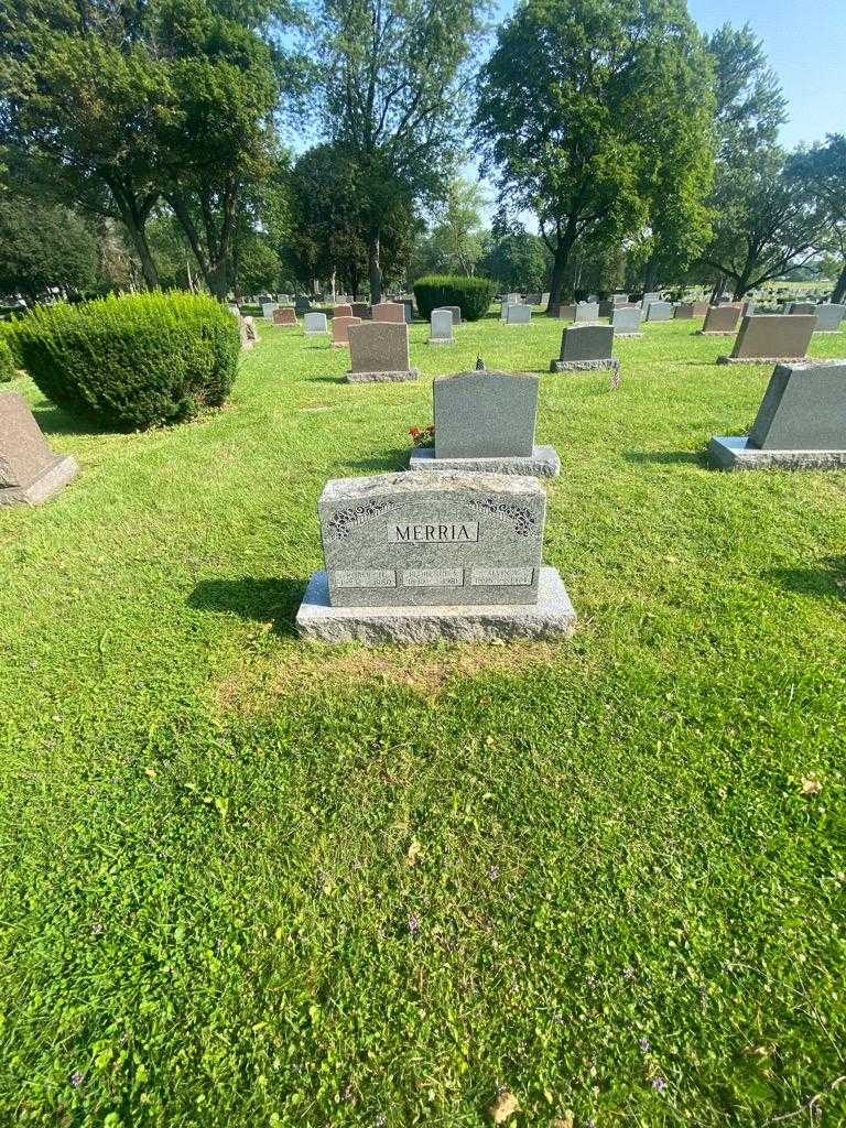 Alvin A. Merria's grave. Photo 1