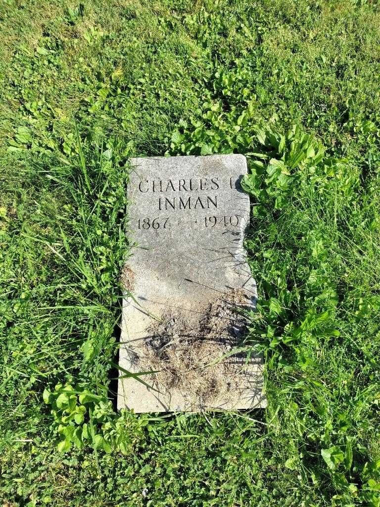 Charles L. Inman's grave. Photo 2