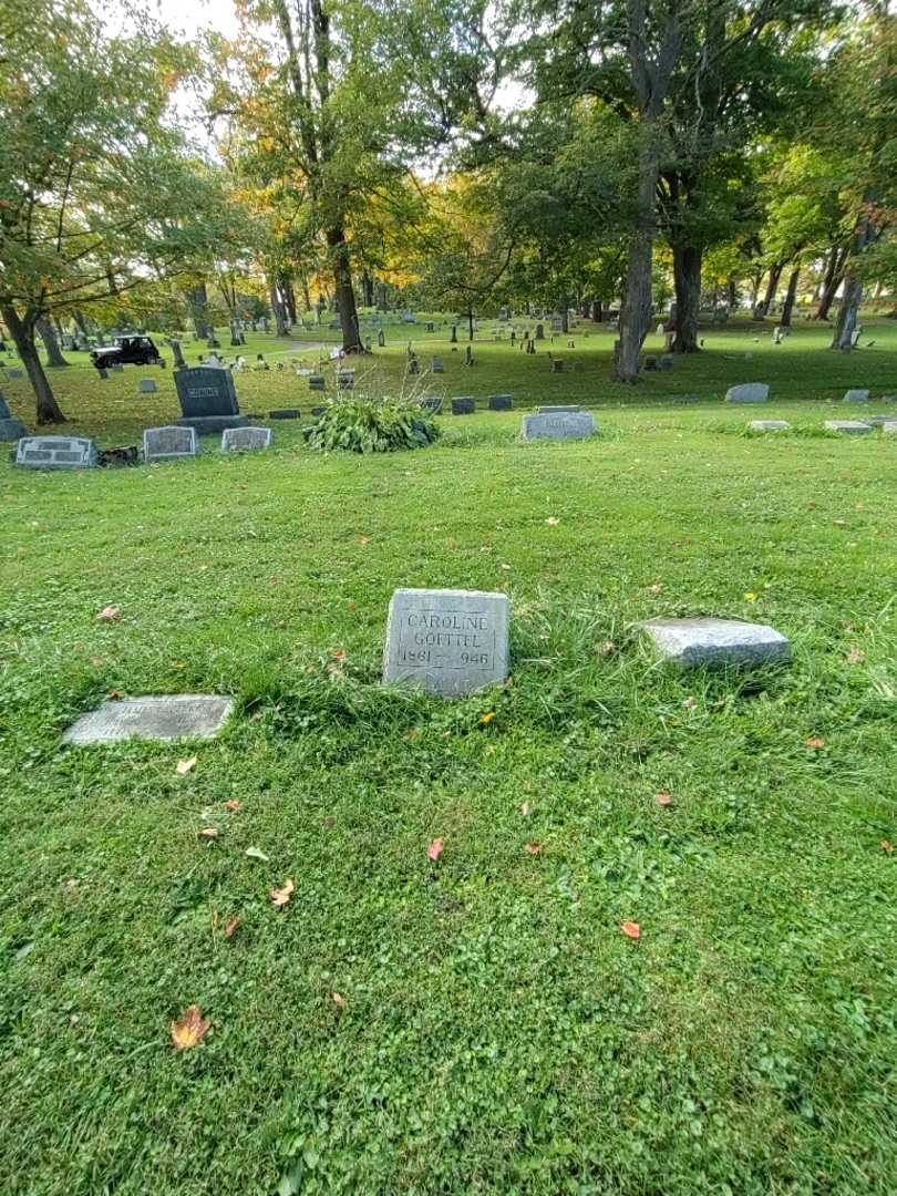 Caroline Galster Goettel's grave. Photo 1