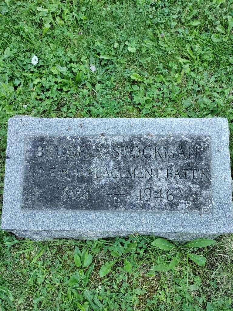 Bruce S. Stockman's grave. Photo 3