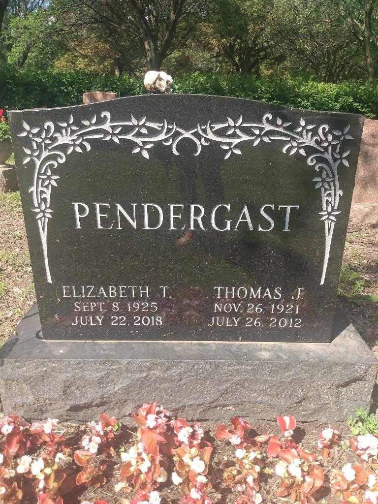 Thomas J. Pendergast's grave. Photo 2