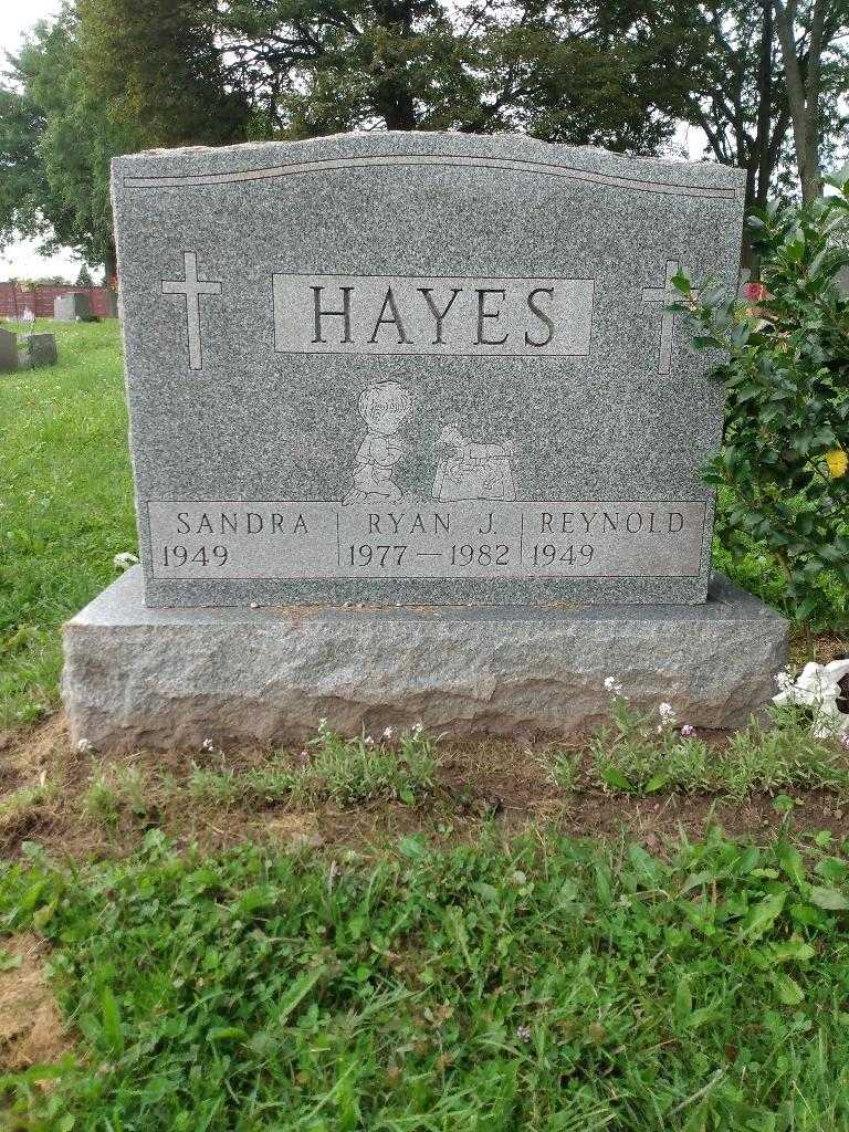 Ryan J. Hayes's grave. Photo 3