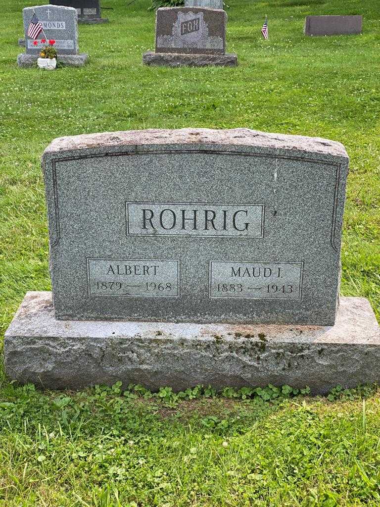 Albert Rohrig's grave. Photo 3