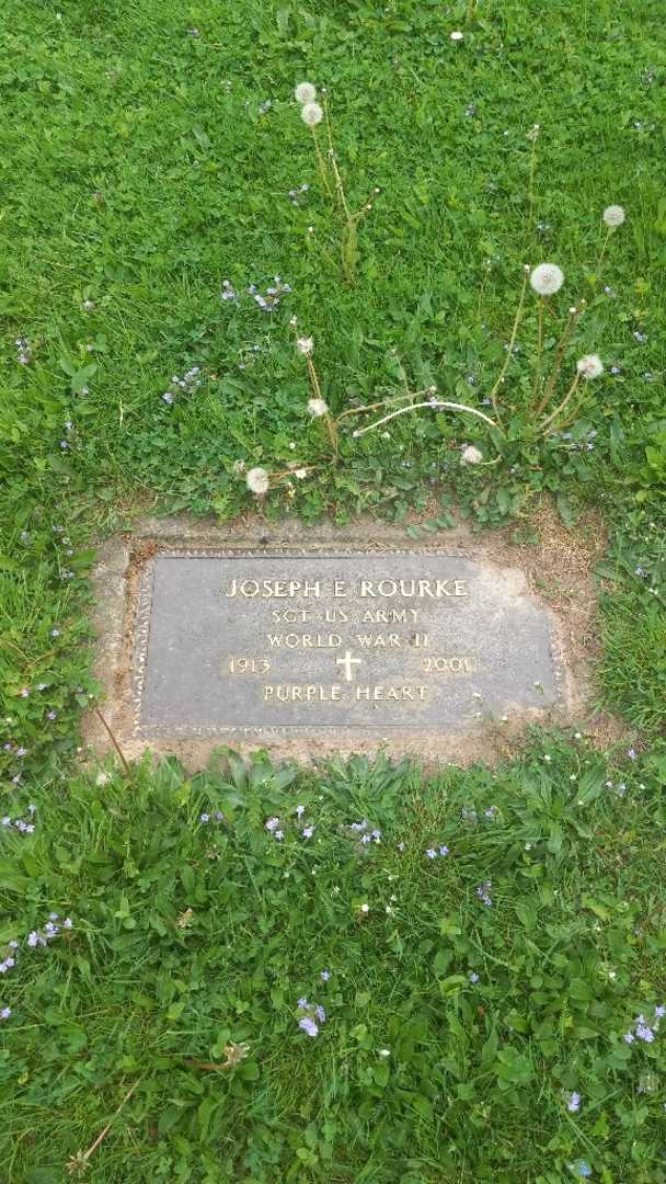 Joseph E. Rourke's grave. Photo 3