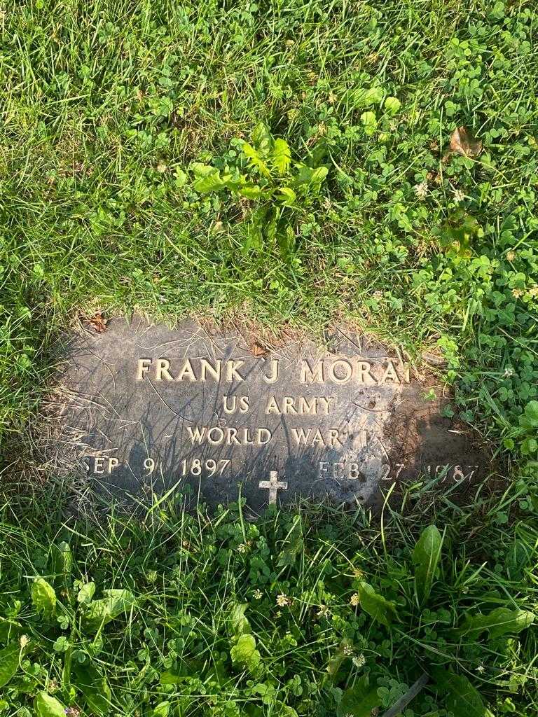 Frank J. Moran's grave. Photo 1