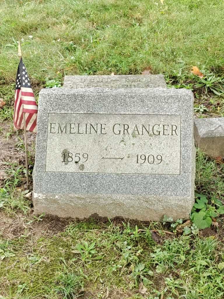 Emeline Granger's grave. Photo 3