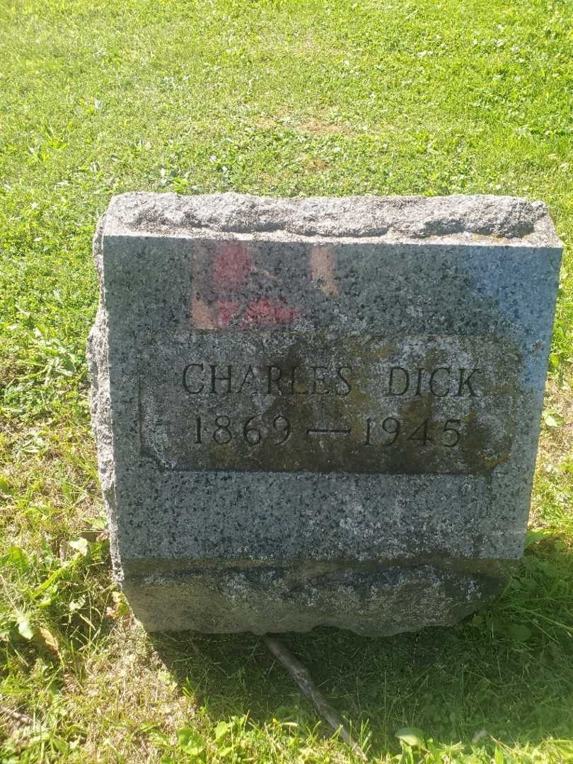 Charles Dick's grave. Photo 4