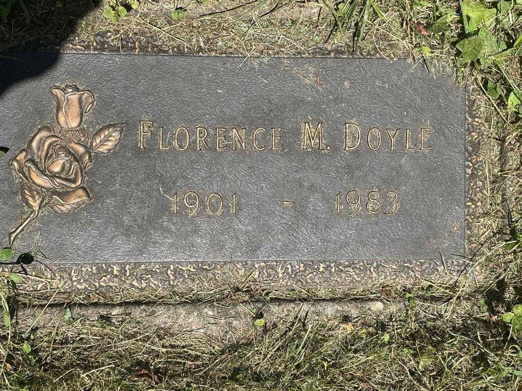 Florence M. Doyle's grave. Photo 1