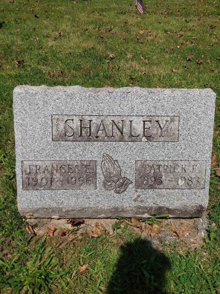 Frances E. Shanley's grave. Photo 2