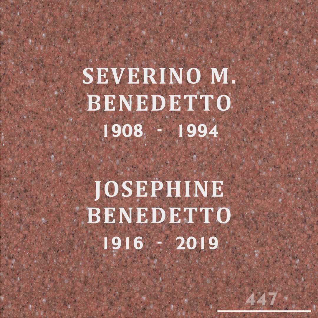 Josephine Benedetto's grave
