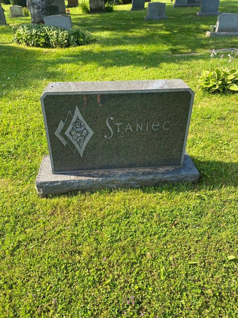 Louis Staniec's grave. Photo 2