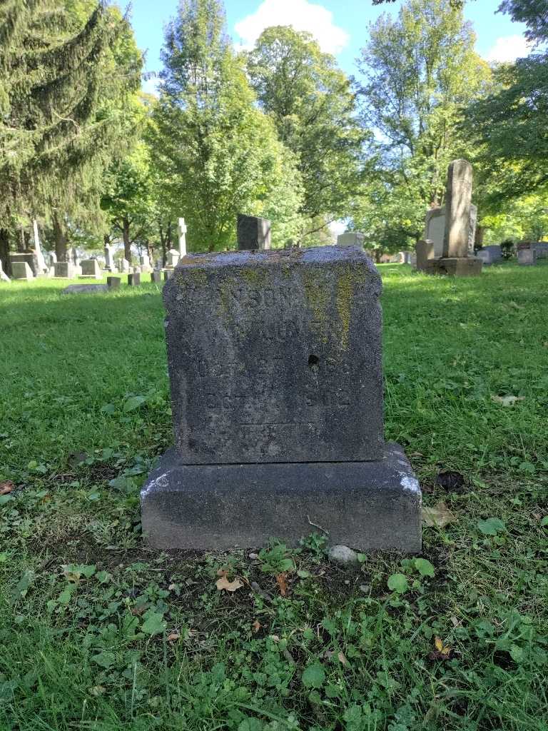 Anson M. Van Luven's grave. Photo 2