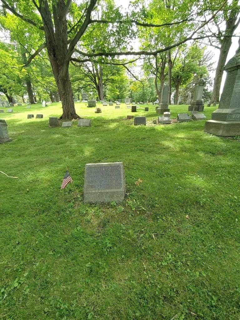 Edward F. Cossum's grave. Photo 1