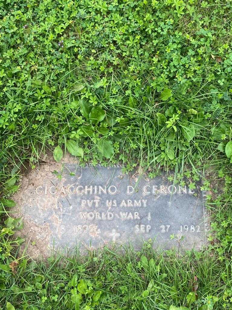 Gioacchino D. Cerone's grave. Photo 4