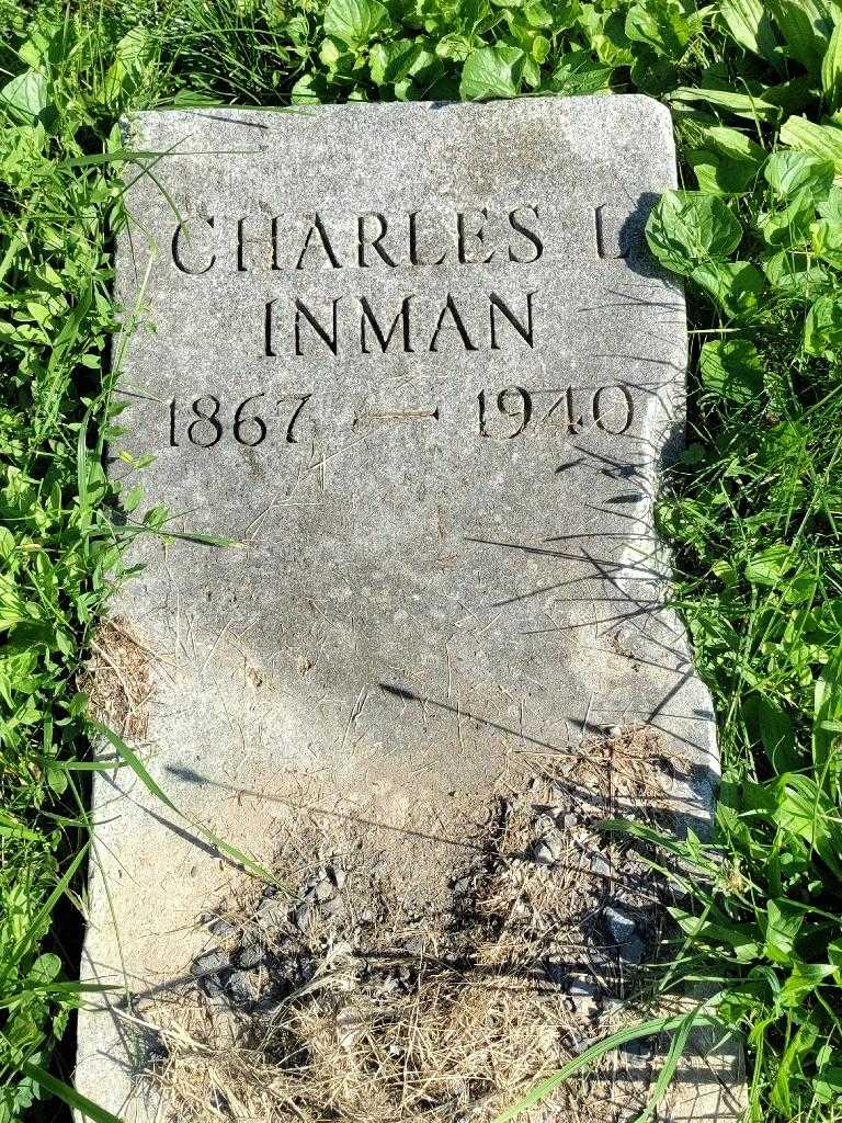 Charles L. Inman's grave. Photo 3