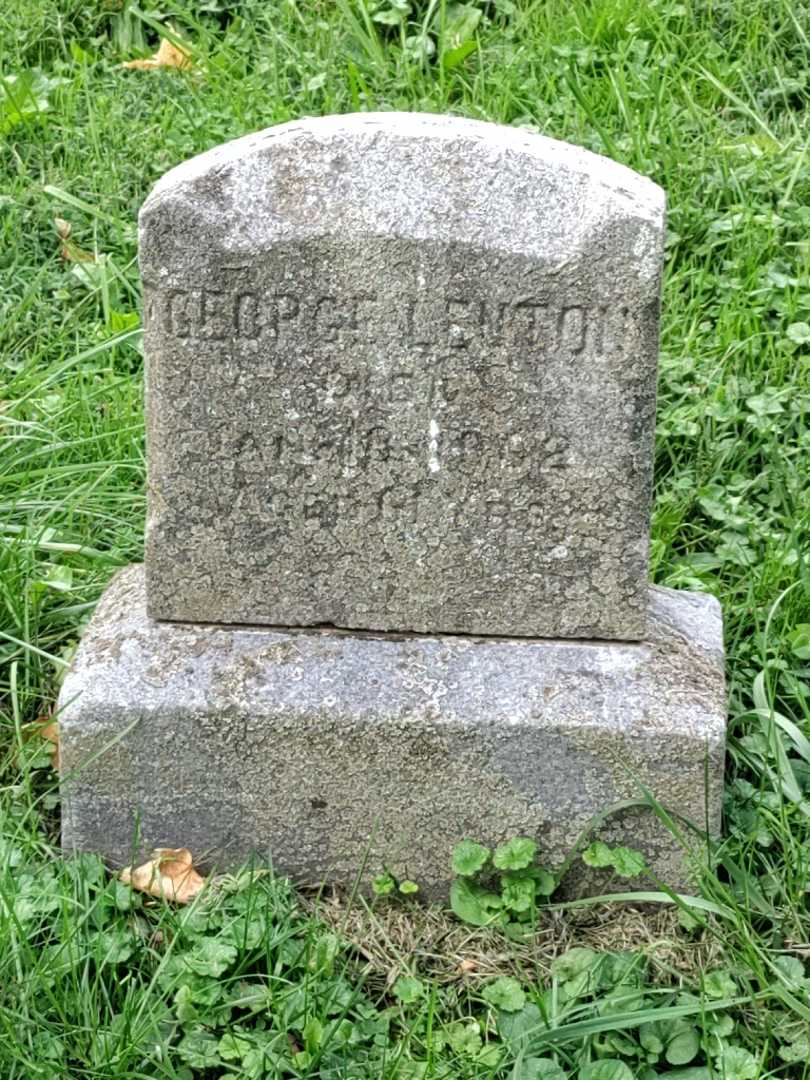 George Lenton's grave. Photo 3