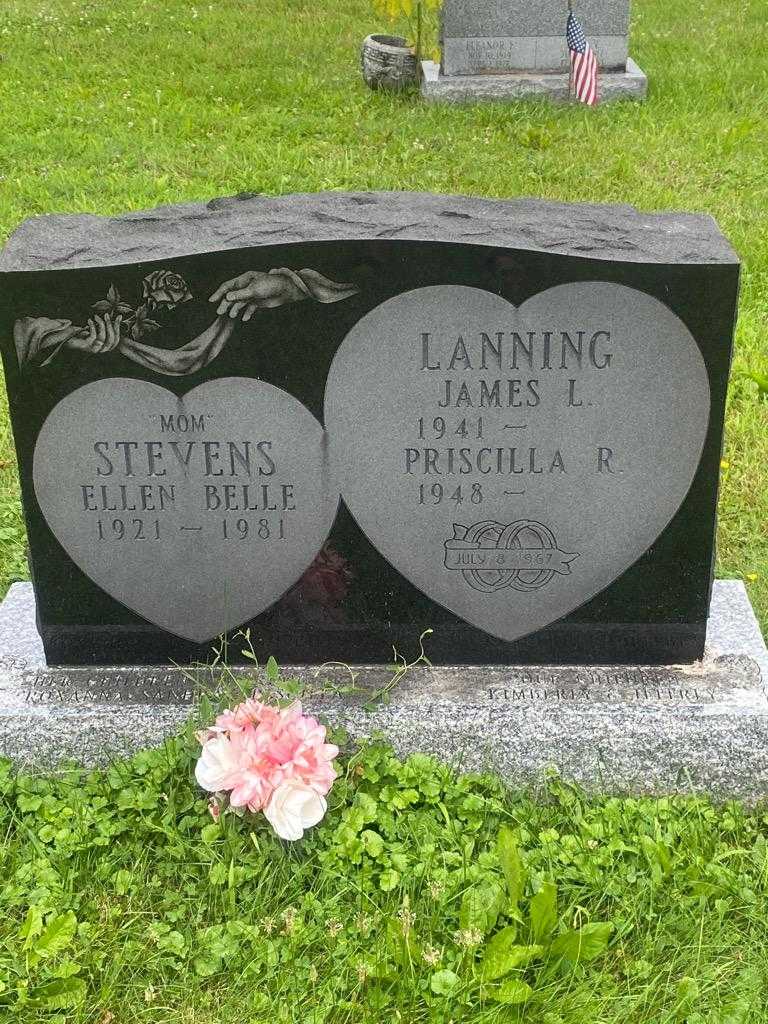 Ellen Belle Stevens's grave. Photo 3