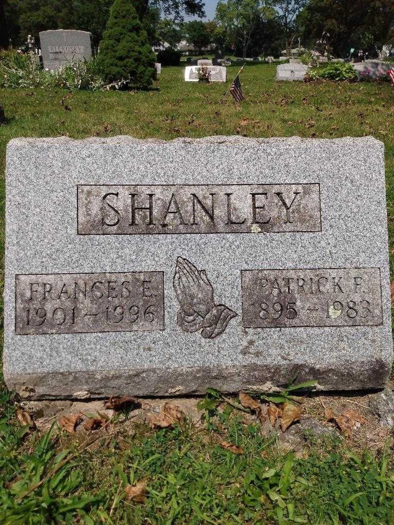 Frances E. Shanley's grave. Photo 3