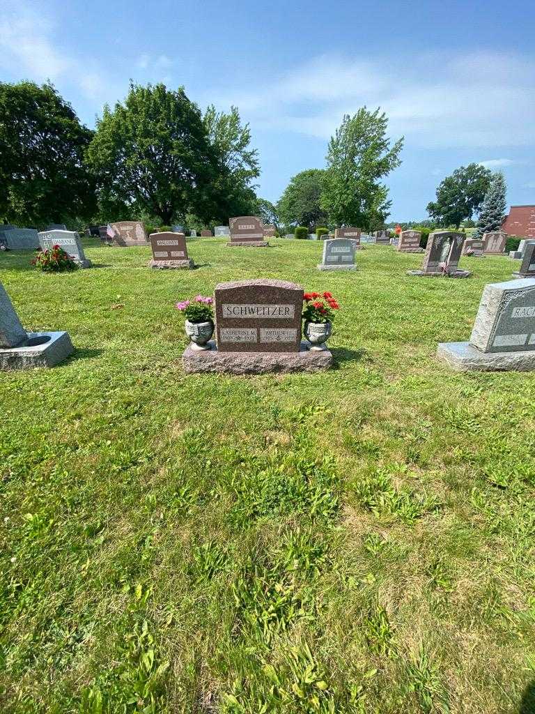 Arthur H. Schweitzer's grave. Photo 1