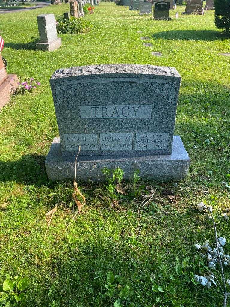 Mame Tracy Meade's grave. Photo 2