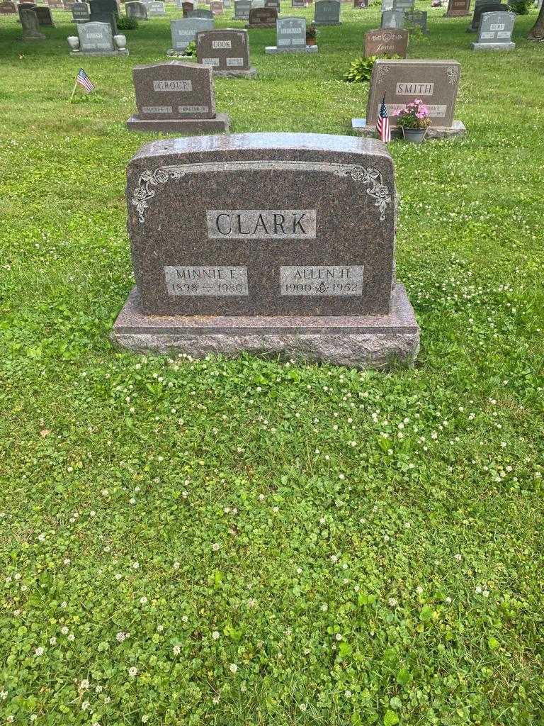 Allen H. Clark's grave. Photo 2