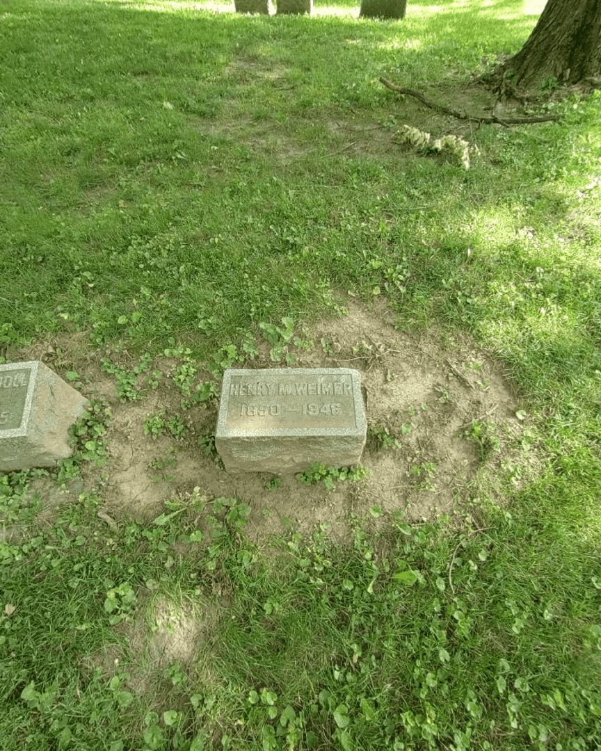 Henry M. Weimer's grave. Photo 3