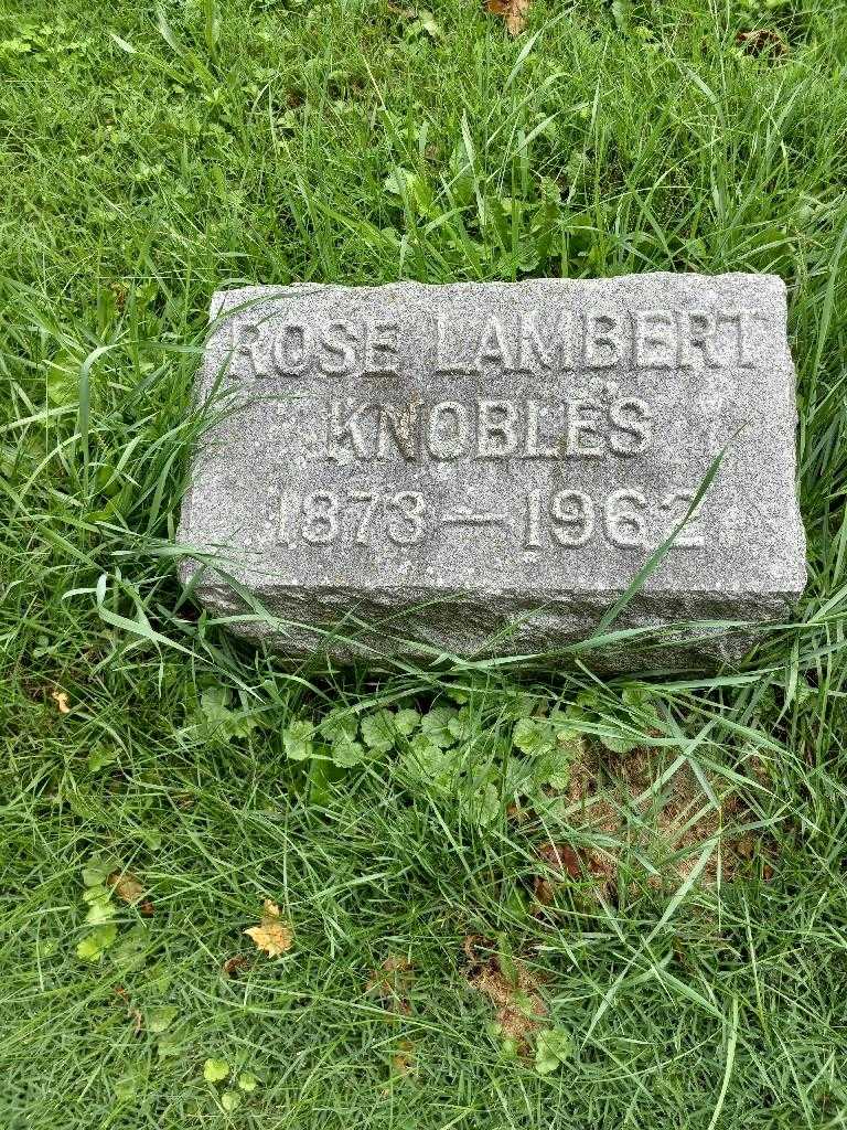 Rose E. Lambert Knobles's grave. Photo 2