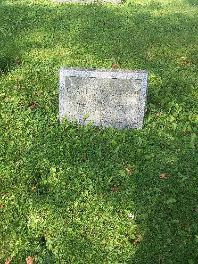 Charles W. Shaffer's grave. Photo 3