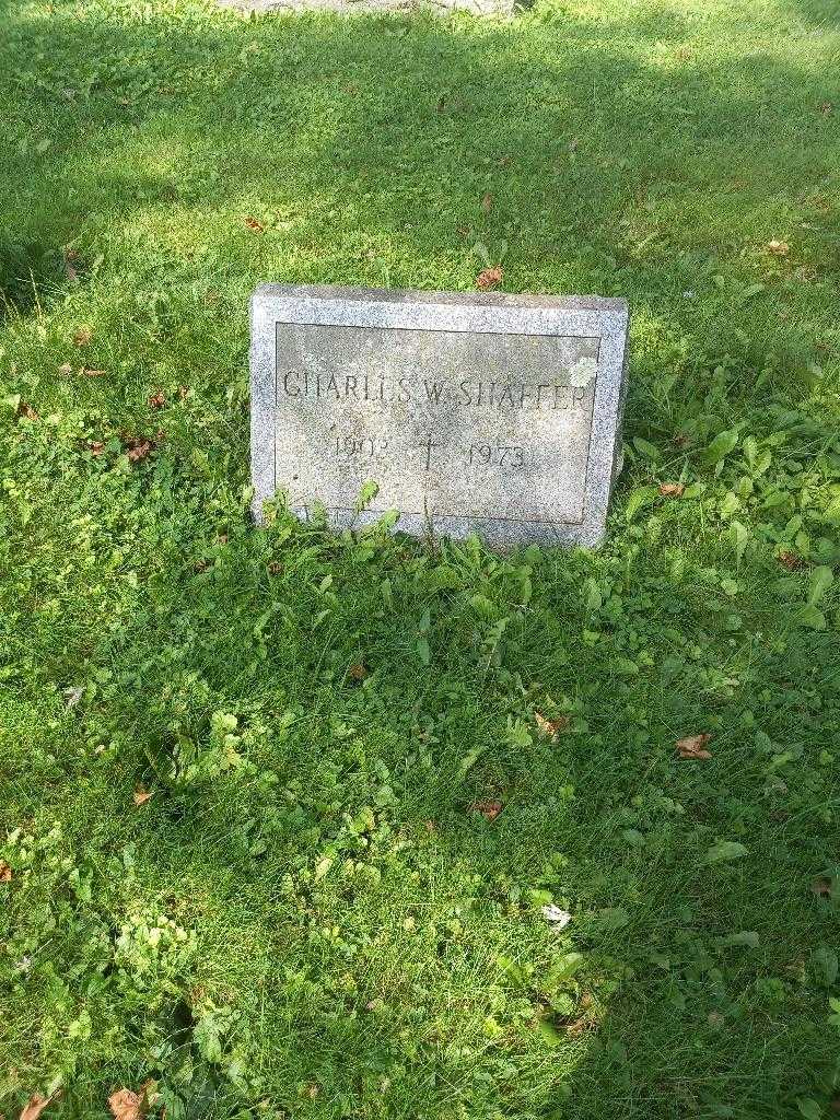 Charles W. Shaffer's grave. Photo 2