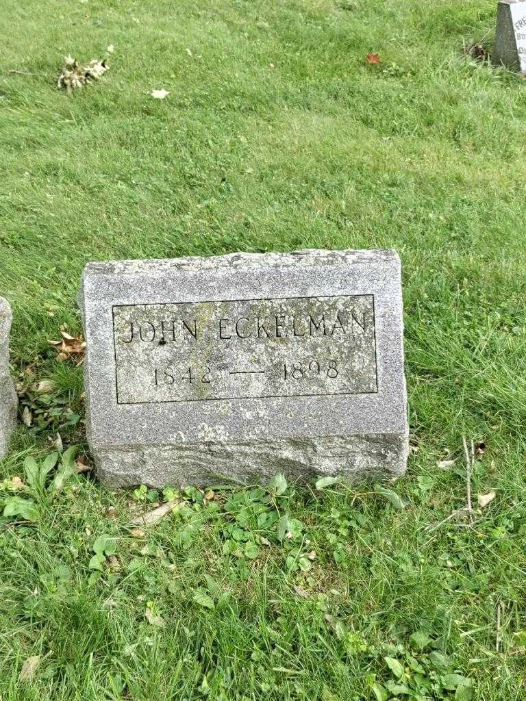 John Eckelman's grave. Photo 2