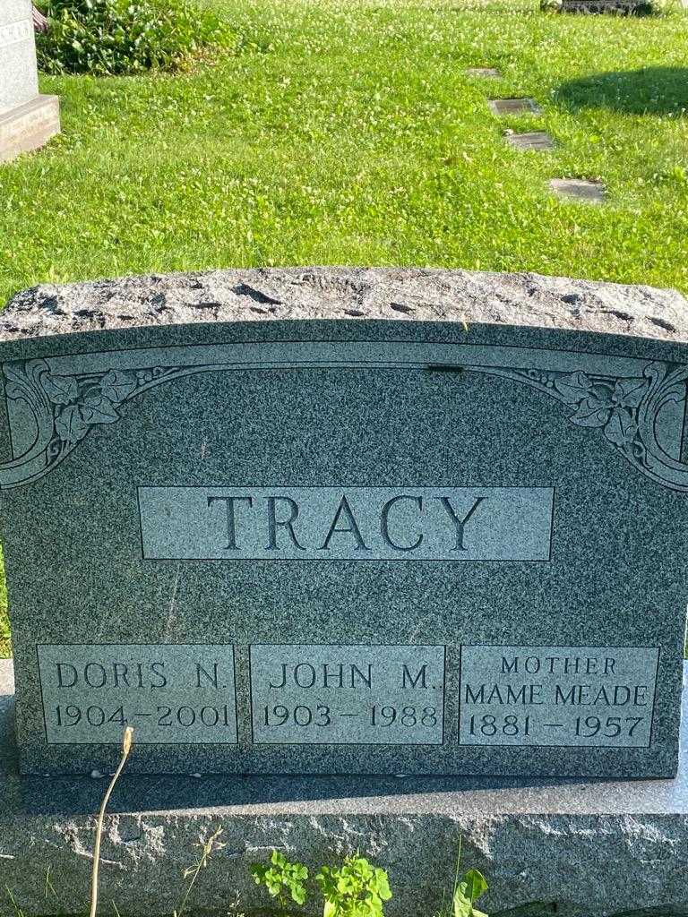 Mame Tracy Meade's grave. Photo 3