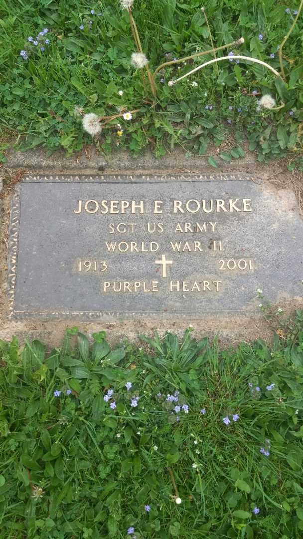 Joseph E. Rourke's grave. Photo 4