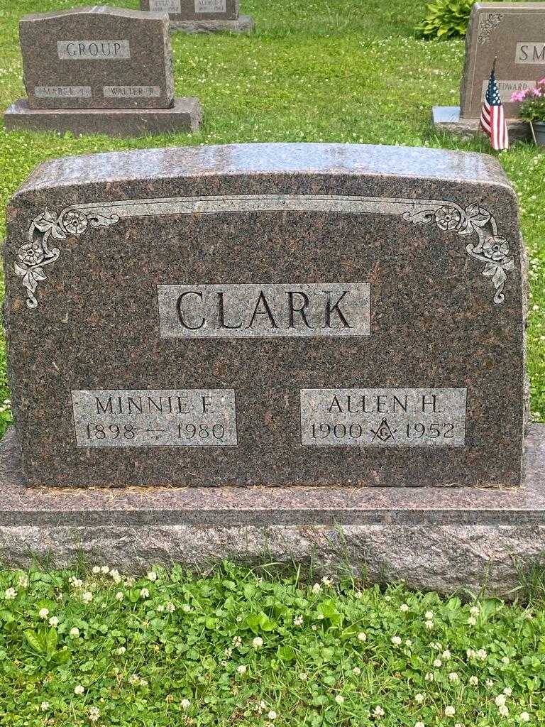 Allen H. Clark's grave. Photo 3