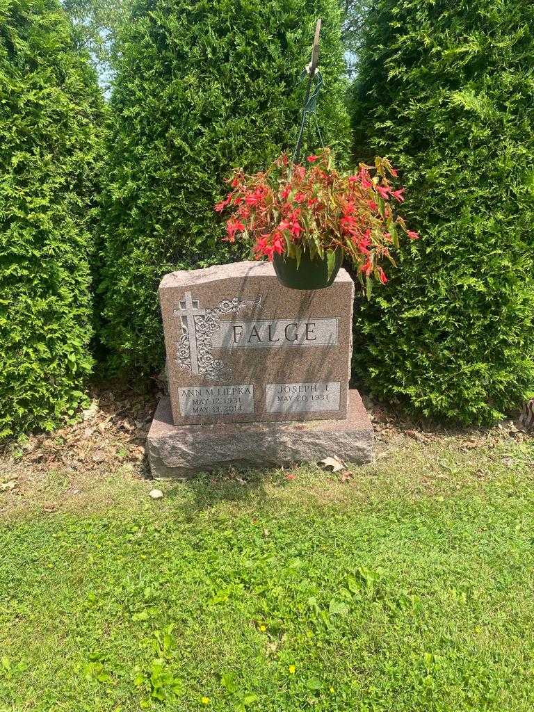 Ann M. Falge Liepka's grave. Photo 2