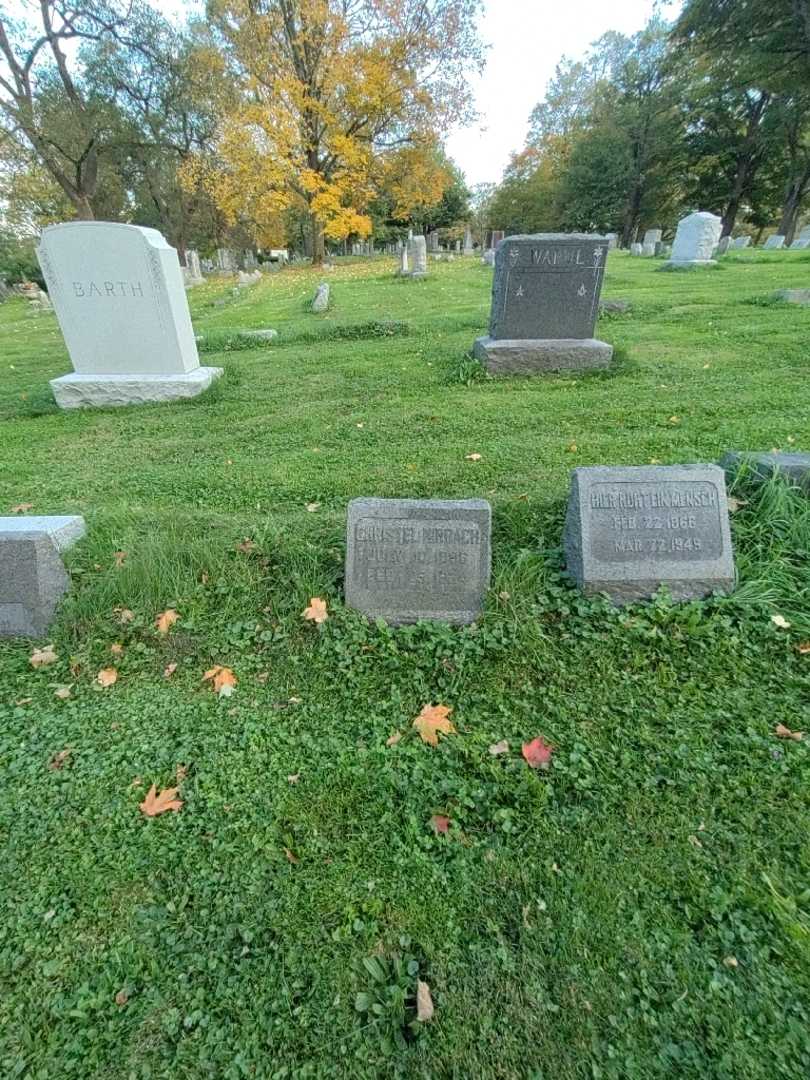 Christel Mirbach's grave. Photo 1