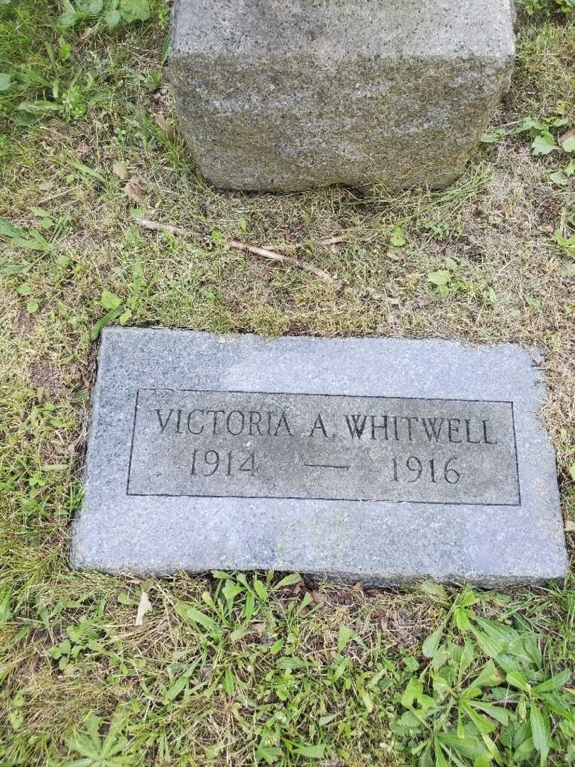 Victoria A. Whitwell's grave. Photo 4