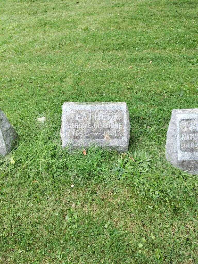 Jerome J. Luziune's grave. Photo 2