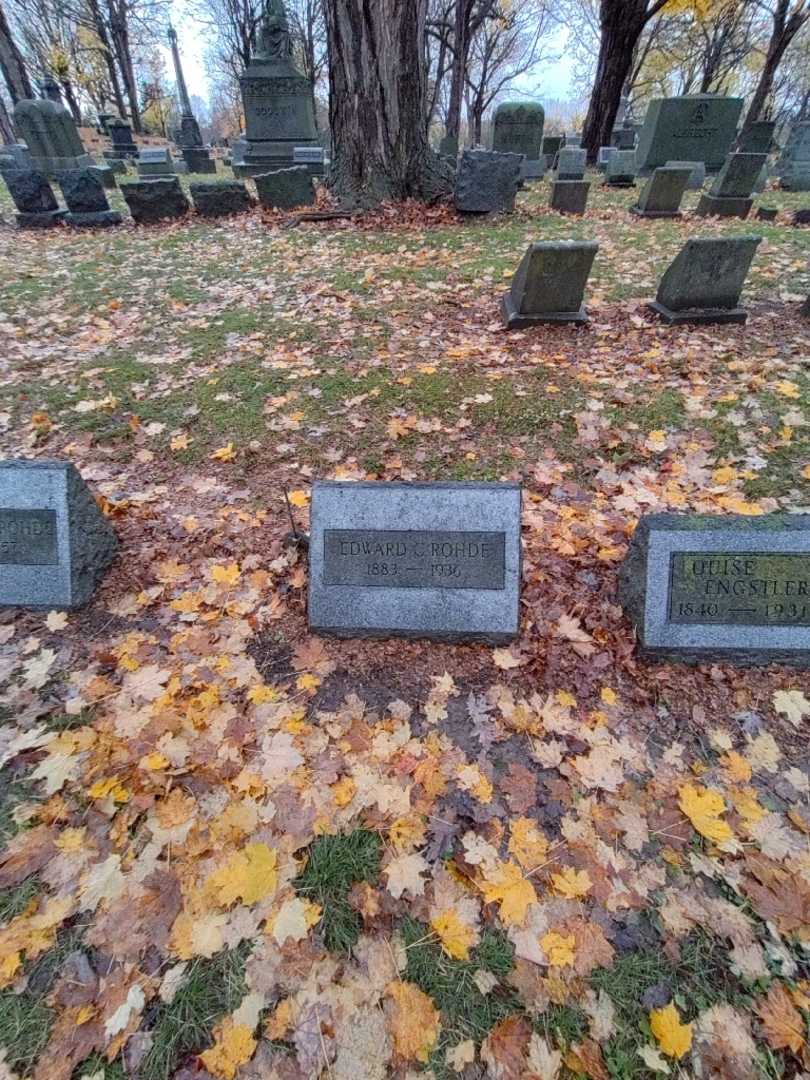 Edward C. Rohde's grave. Photo 2